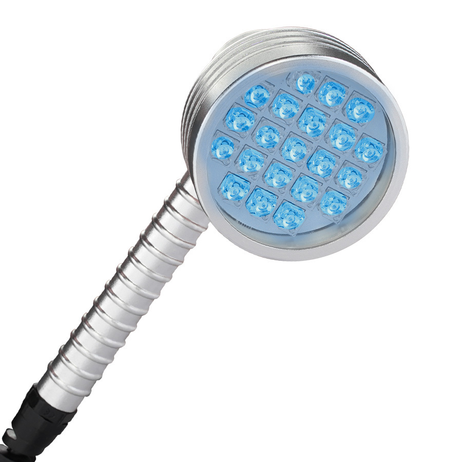 Blauwe LED lichtkleur