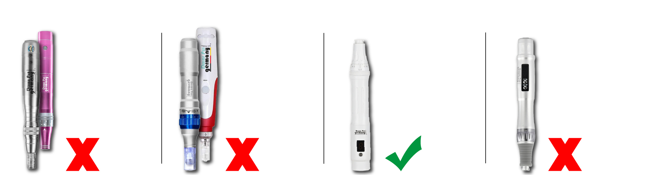 Alleen compatibel met de DermaPen CurePenLed