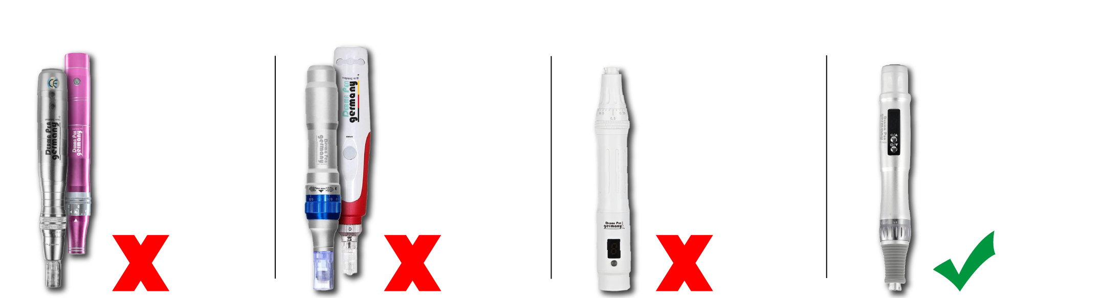 Alleen compatibel met de DermaPen CurePro